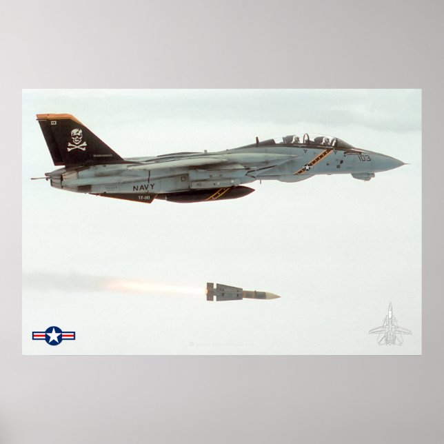 AFFICHE F-14 TOMCAT (Devant)