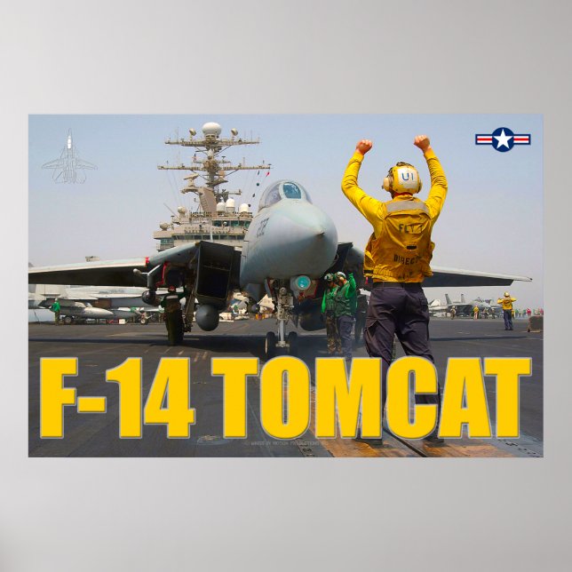 AFFICHE F-14 TOMCAT (Devant)