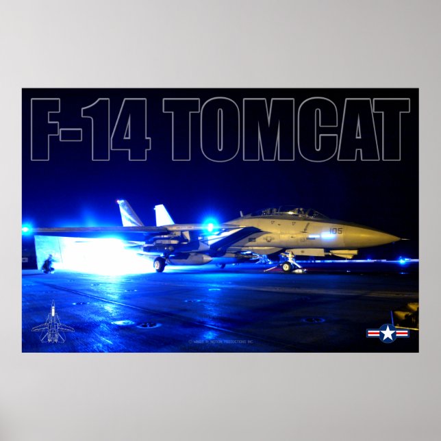 AFFICHE F-14 TOMCAT (Devant)