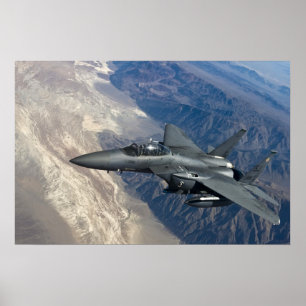 Affiche F-15 Aigle de grève