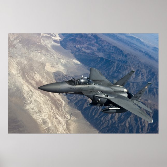 Affiche F-15 Aigle de grève (Devant)