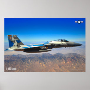 AFFICHE F-15C EAGLE