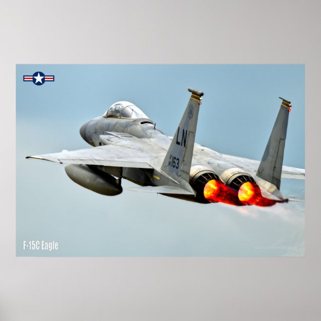 AFFICHE F-15C EAGLE (Devant)