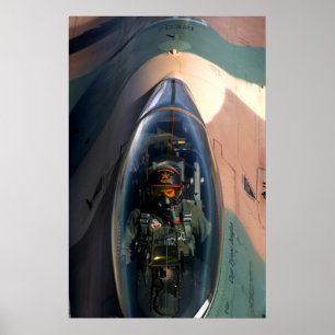 Affiche F-16 Aéronefs de Faucon de combat