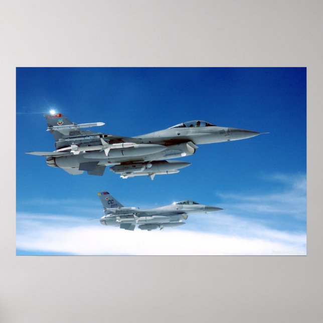 Affiche F-16 de la Force aérienne (Devant)