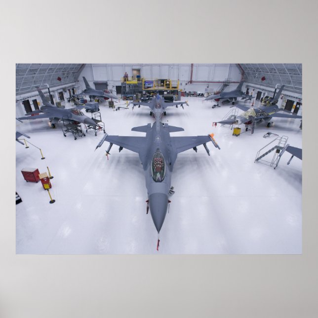 Affiche F-16 Falcons de la lutte (Devant)