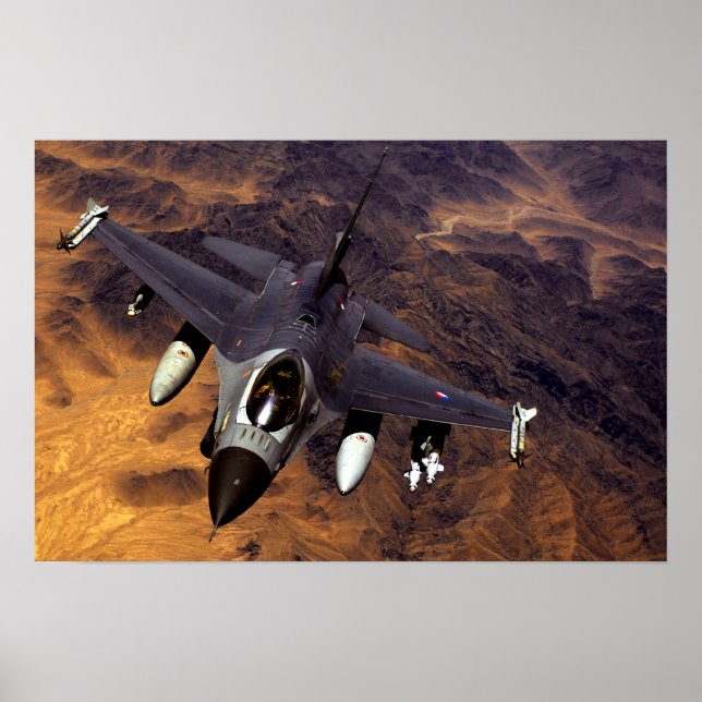 Affiche F-16 Faucon combattant (Devant)