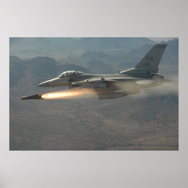 Affiche F-16 Faucon combattant (Devant)