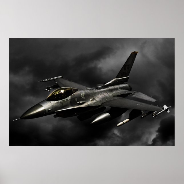 Affiche F-16 Faucon combattant (Devant)
