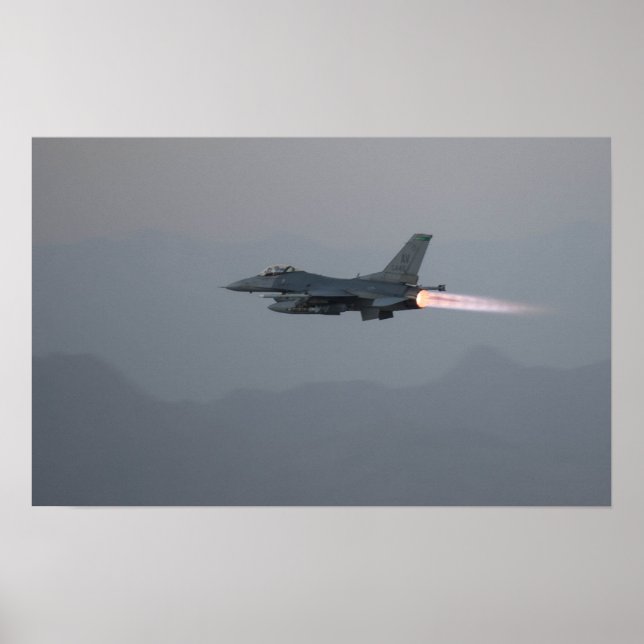 Affiche F-16 Faucon combattant (Devant)