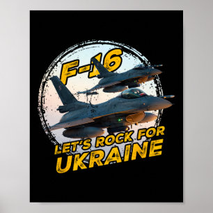 Affiche F-16 Ukraine