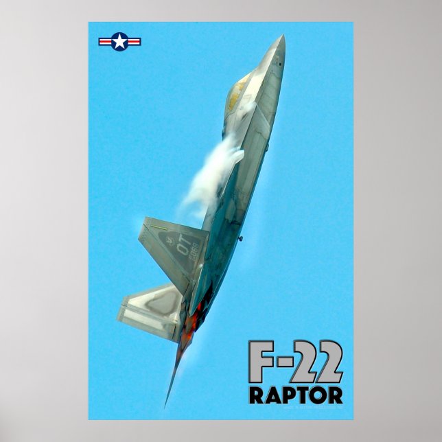 AFFICHE F-22 RAPTEUR (Devant)