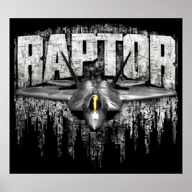 AFFICHE F-22 RAPTEUR (Devant)