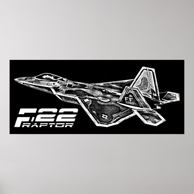 AFFICHE F-22 RAPTOR (Devant)