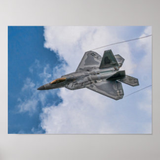 Affiche F-22 Raptor Fighter Jet