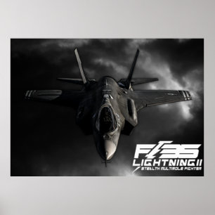 Affiche F-35 Éclair II