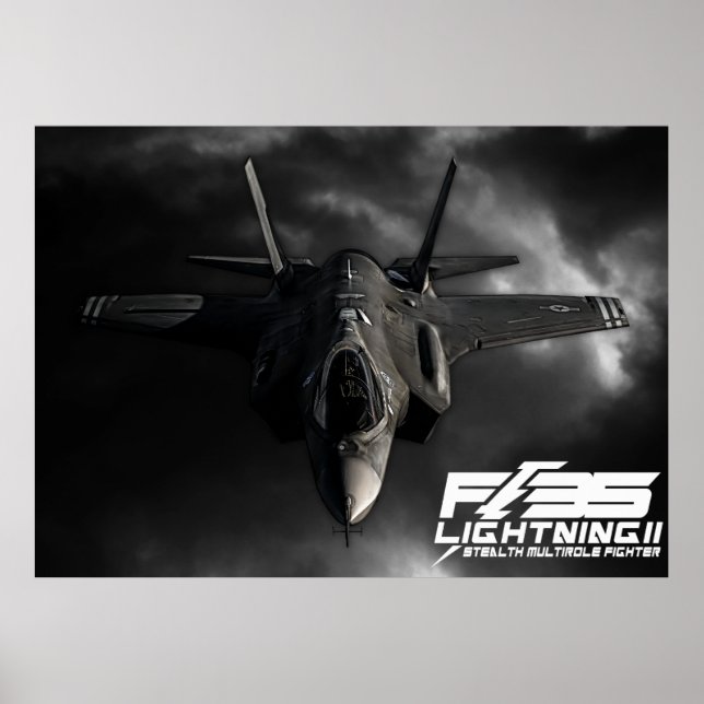 Affiche F-35 Éclair II (Devant)