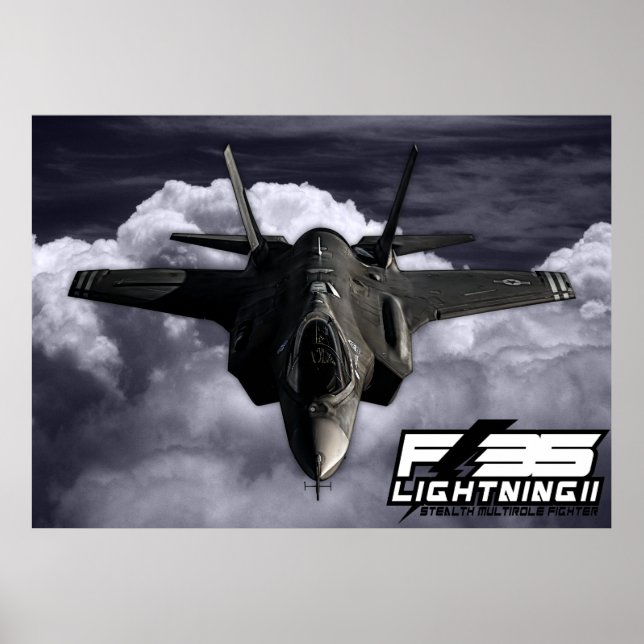Affiche F-35 Éclair II (Devant)