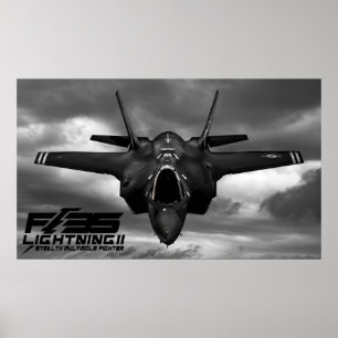 Affiche F-35 Éclair II