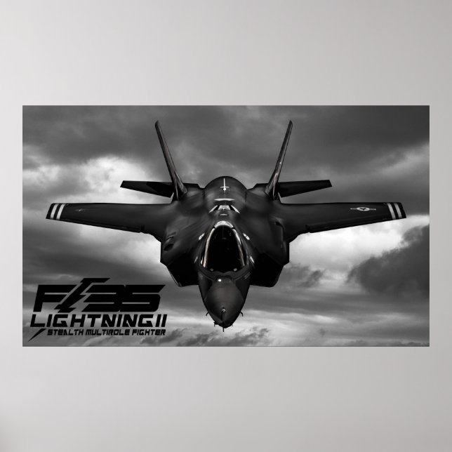 Affiche F-35 Éclair II (Devant)