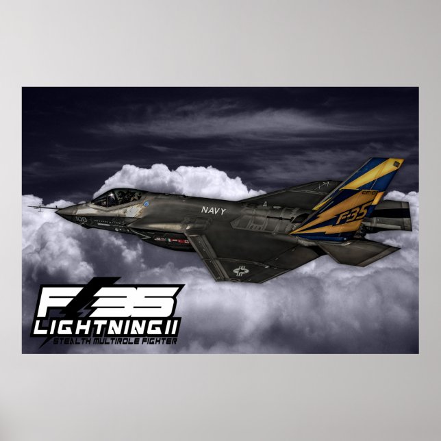 Affiche F-35 Éclair II (Devant)