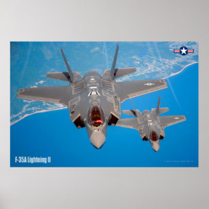 AFFICHE F-35A ÉCLAIRAGE II