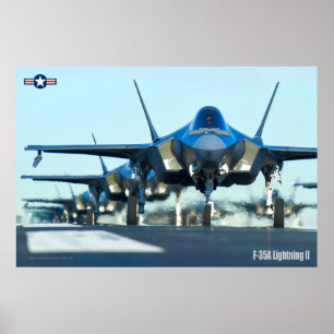 AFFICHE F-35A ÉCLAIRAGE II