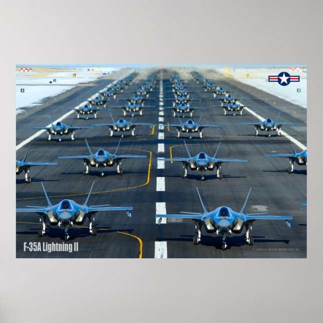 AFFICHE F-35A ÉCLAIRAGE II (Devant)