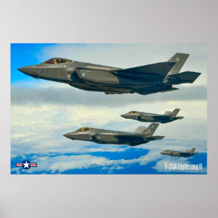 AFFICHE F-35A ÉCLAIRAGE II