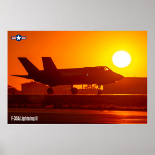 AFFICHE F-35A ÉCLAIRAGE II