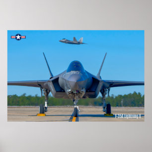 AFFICHE F-35A ÉCLAIRAGE II