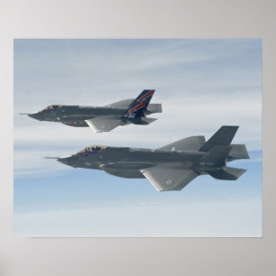 Affiche F-35A Lightning II Joint Strike Fighters