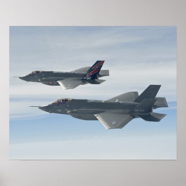 Affiche F-35A Lightning II Joint Strike Fighters (Devant)