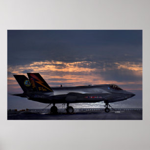 Affiche F-35B Éclair II
