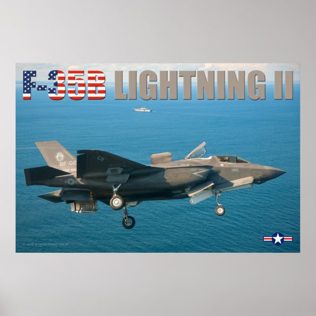 AFFICHE F-35B ÉCLAIRAGE II (Devant)