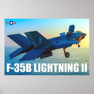 AFFICHE F-35B ÉCLAIRAGE II