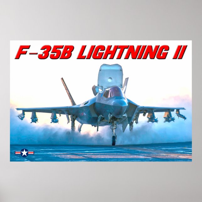 AFFICHE F-35B ÉCLAIRAGE II (Devant)