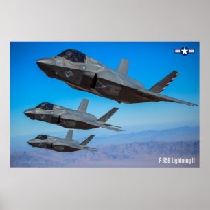AFFICHE F-35B ÉCLAIRAGE II