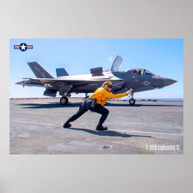 AFFICHE F-35B LIGHTNING II (Devant)