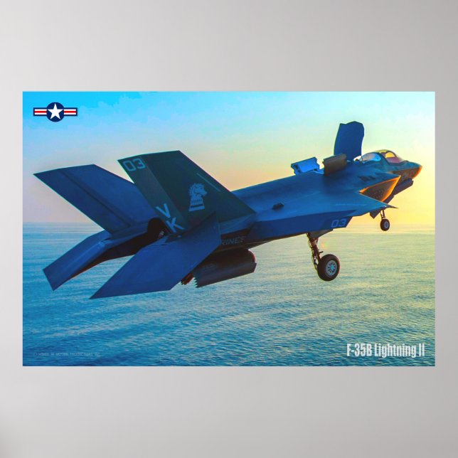 AFFICHE F-35B LIGHTNING II (Devant)