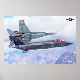 AFFICHE F-35C ÉCLAIRAGE II