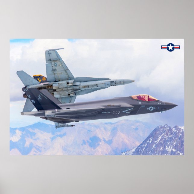 AFFICHE F-35C ÉCLAIRAGE II (Devant)