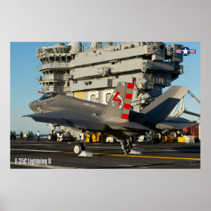AFFICHE F-35C ÉCLAIRAGE II