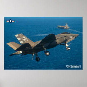 AFFICHE F-35C ÉCLAIRAGE II