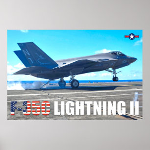 AFFICHE F-35C ÉCLAIRAGE II