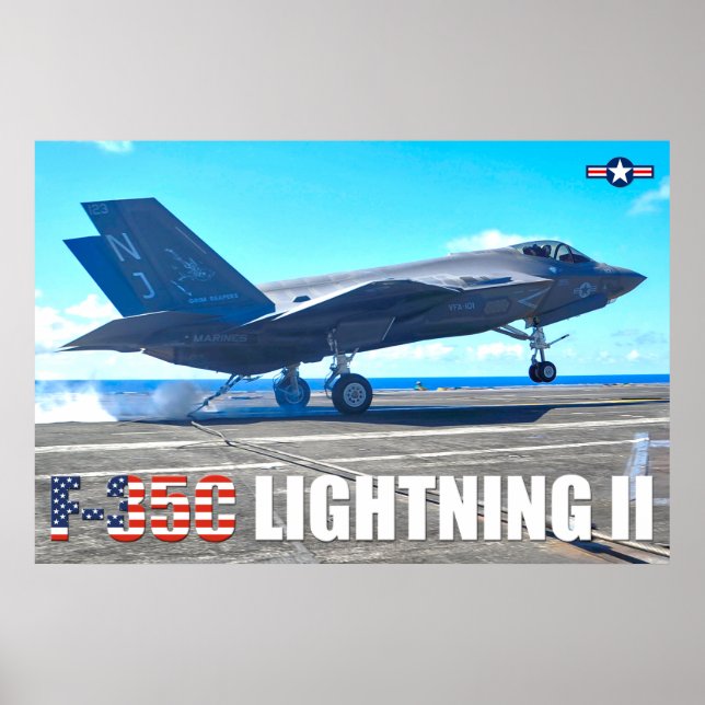 AFFICHE F-35C ÉCLAIRAGE II (Devant)