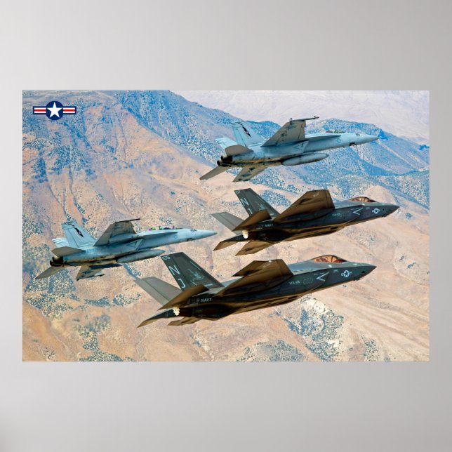 AFFICHE F-35C LIGHTNING II (Devant)