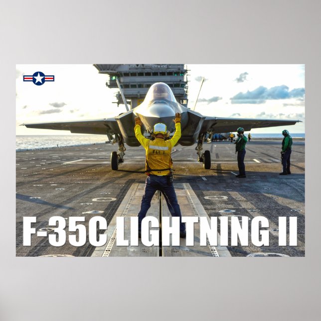 AFFICHE F-35C LIGHTNING II (Devant)