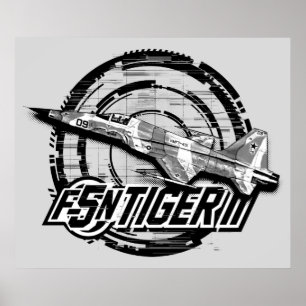 Affiche F-5N Tiger II