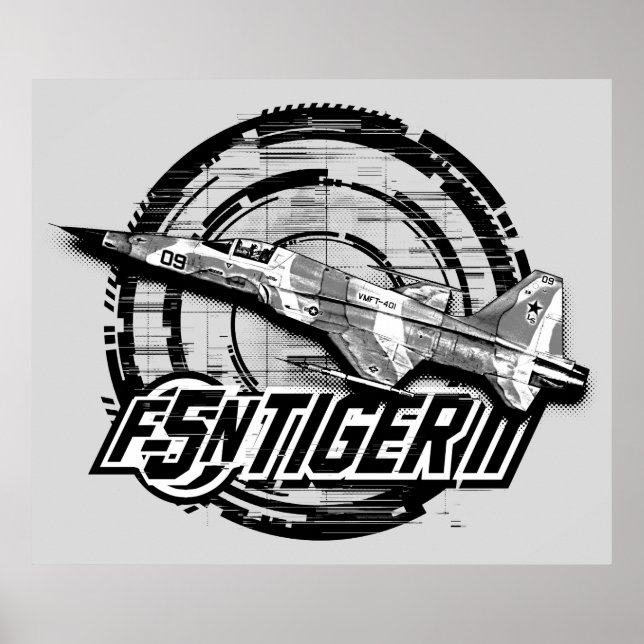 Affiche F-5N Tiger II (Devant)